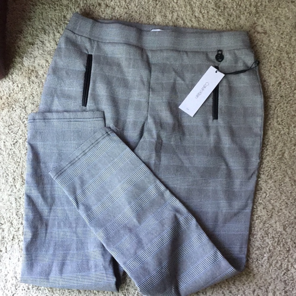 Calvin Klein Women’s plaid trouser pants size 14